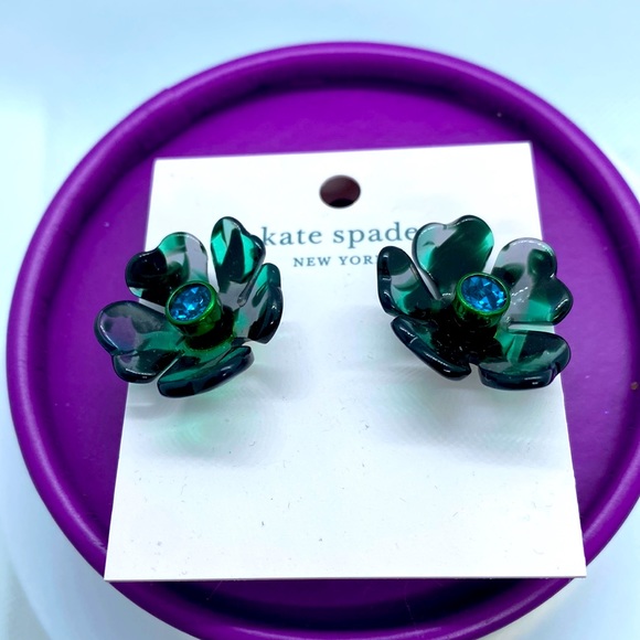 kate spade Jewelry - 💐 Kate Spade Petal Pushers Green